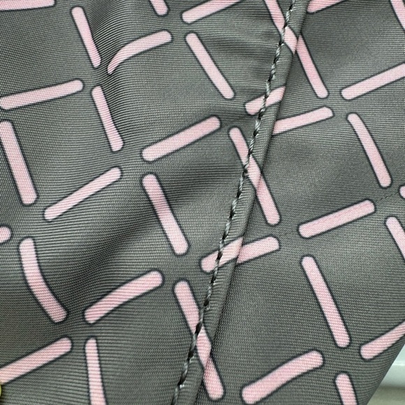 NWT MILLY Luxe Baby Diaper Bag in Grey and Pink - Picture 9 of 15